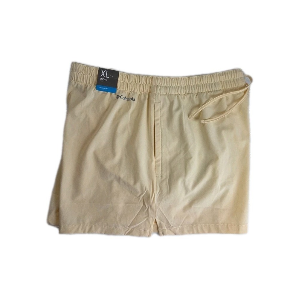 Columbia BEIGE Omni Shield Advance Repellency Quick Dry Shorts Sz‎ XL, 3 INCHES
